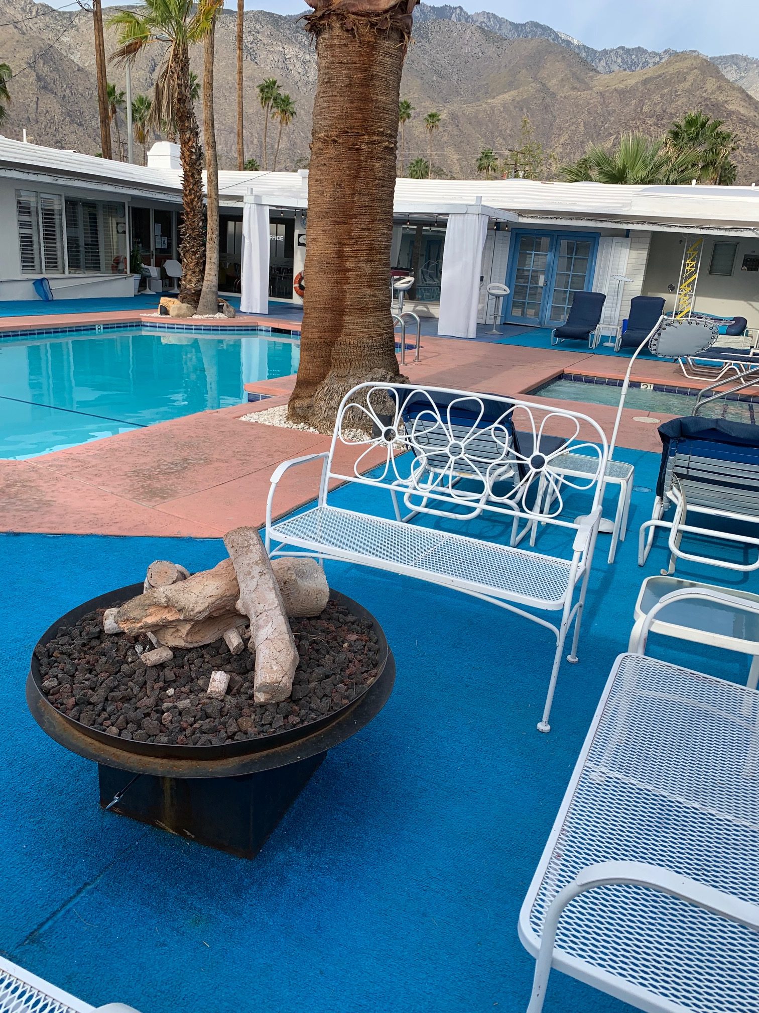 Poolside at the Palm Springs Rendezvous Hotel