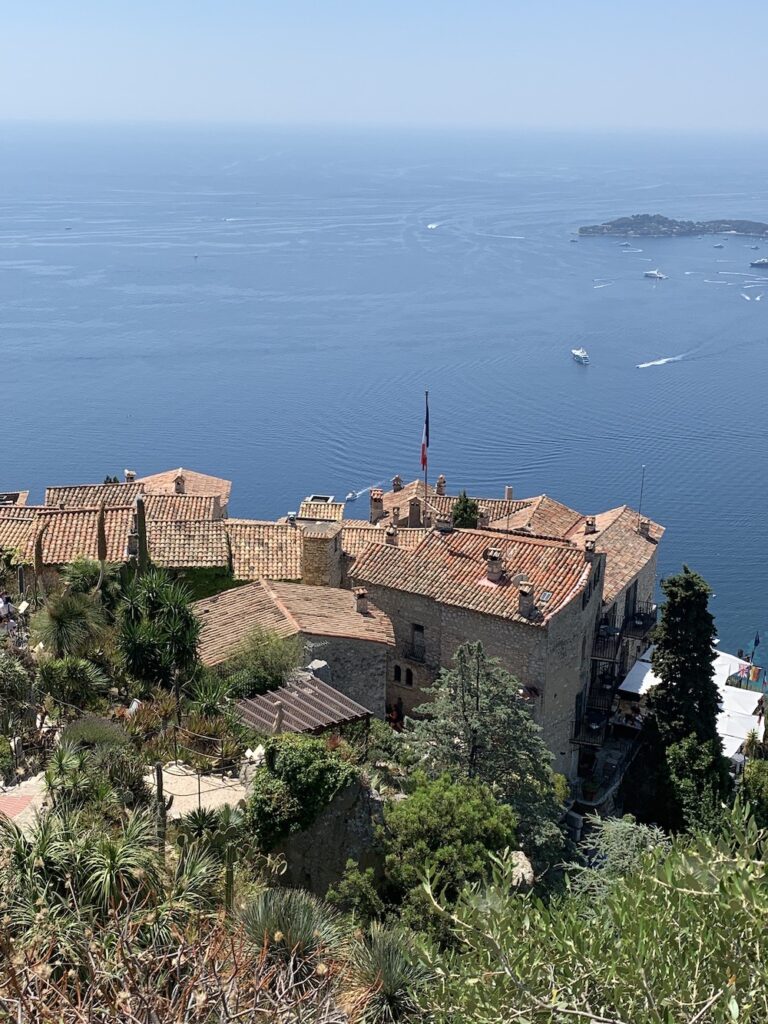 Beautiful hotels are located in the city of Eze.